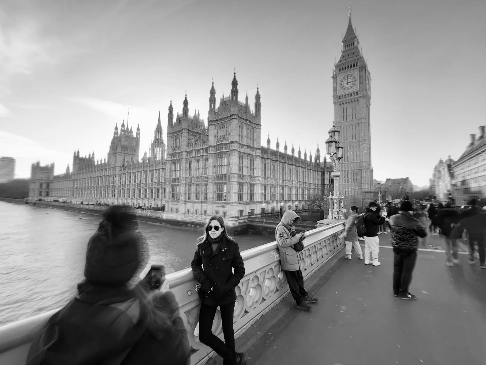 Big Ben and Westminster Bridge in London